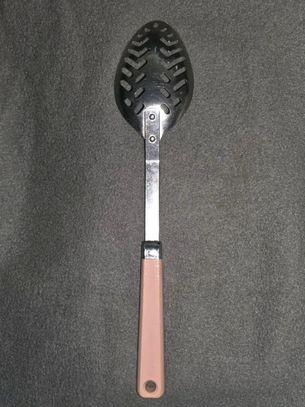 Pink Handled Slotted Serving Spoon - Home Accents